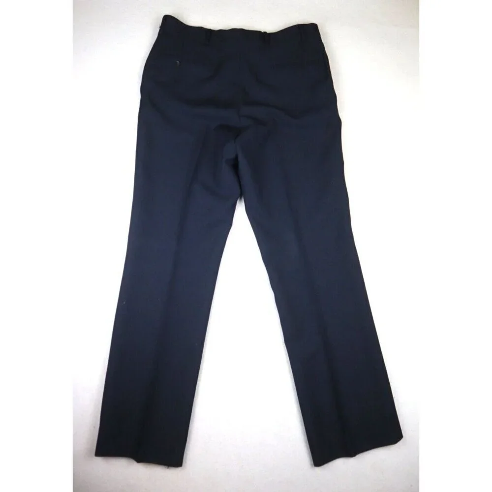 VINTAGE MEN'S NAVY BLUE SUIT - LA MAR CLOTHES - SIZE 42L PANTS 38x33